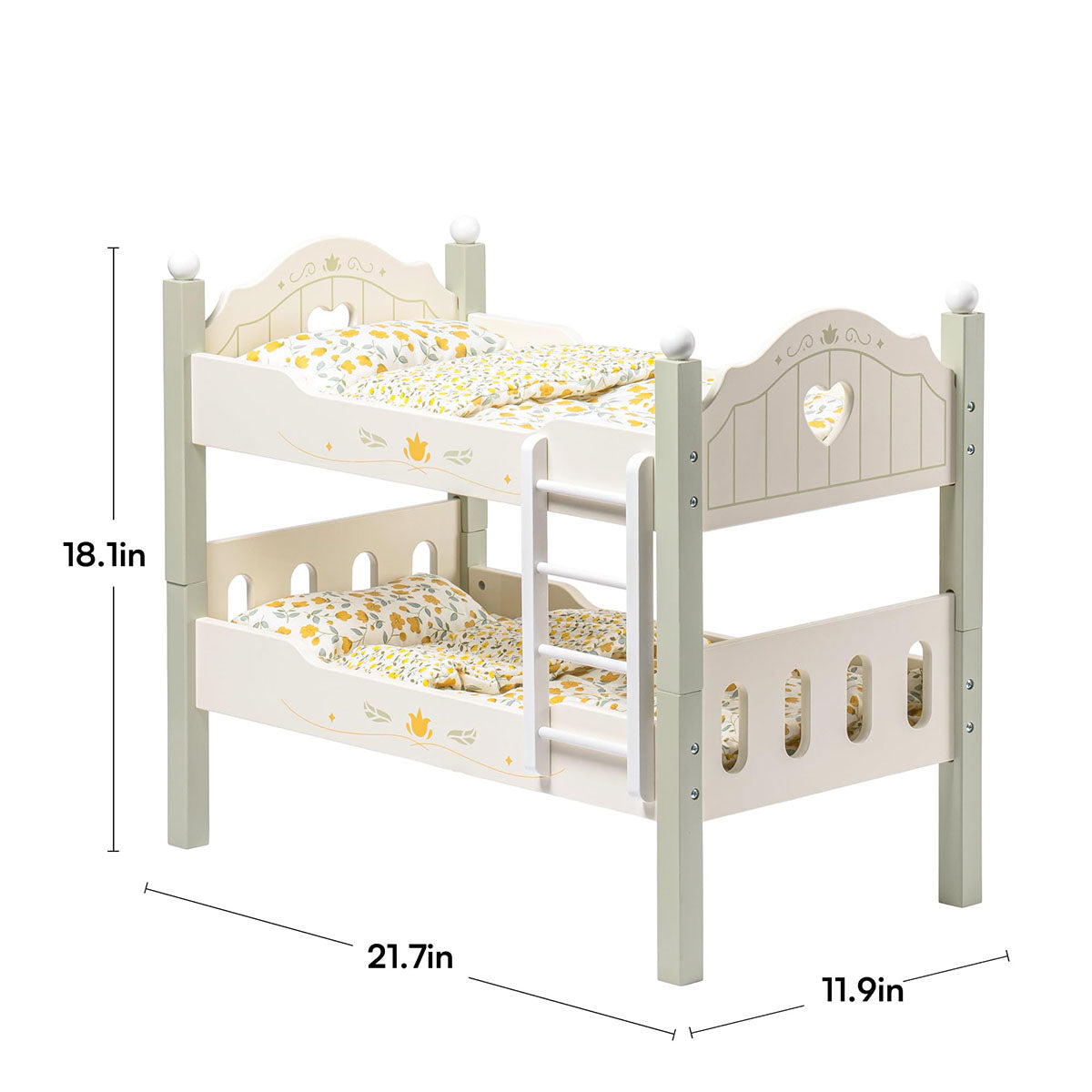 ROBUD Puppenbett aus Holz 