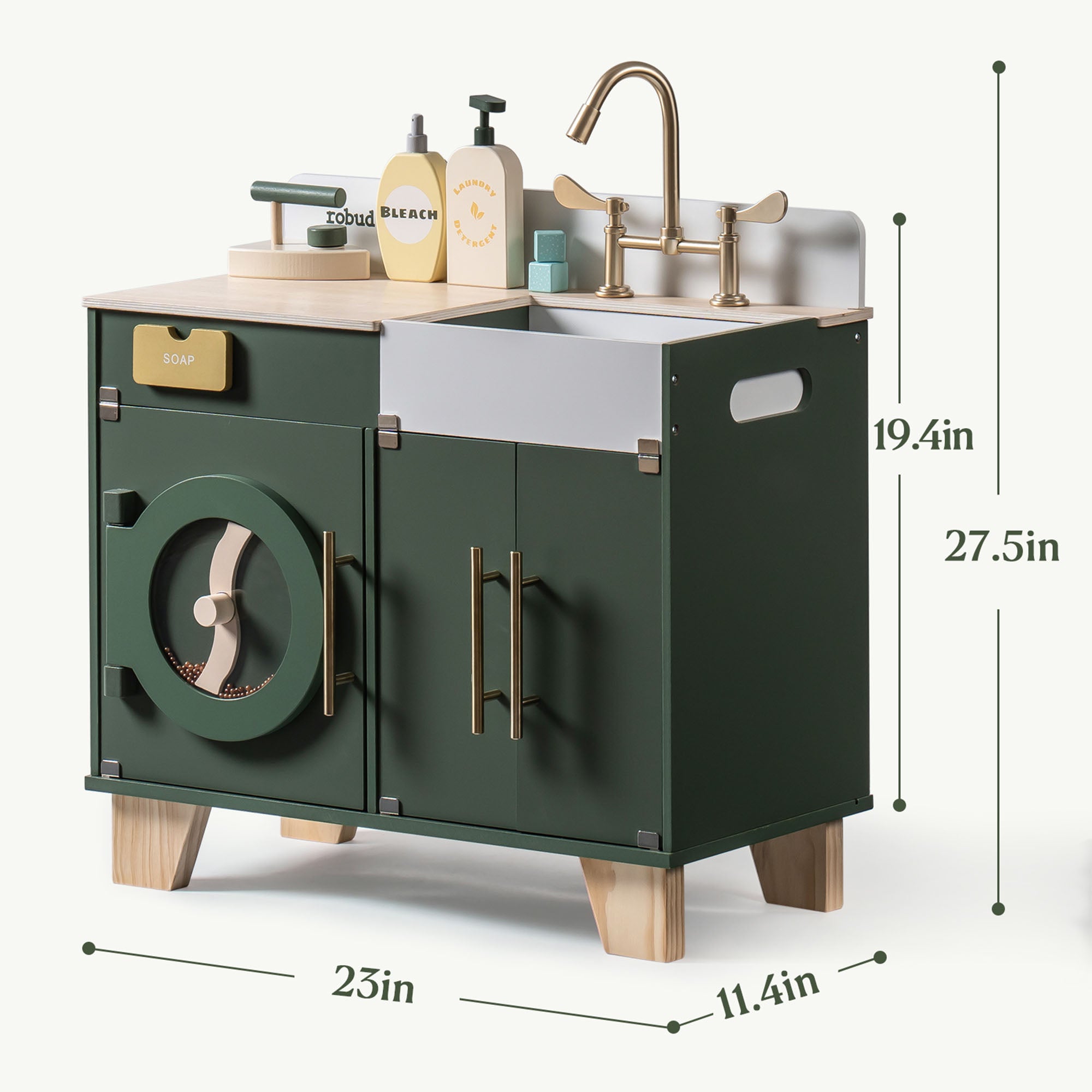 Robud Vintage Wooden Multi-Function Washing Machine