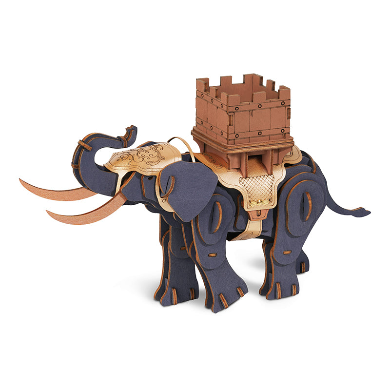 Rowood Warrior-Horse & Warrior-ELephant 3D Wooden Puzzle TWA01& TWA02