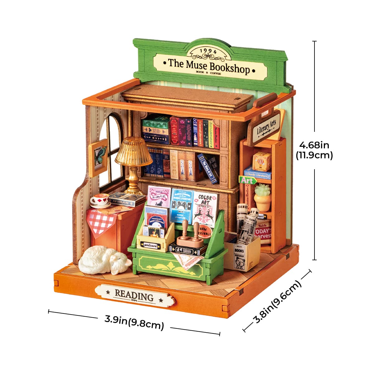 Rolife The Muse Bookshop DIY miniatuurhuis DS040