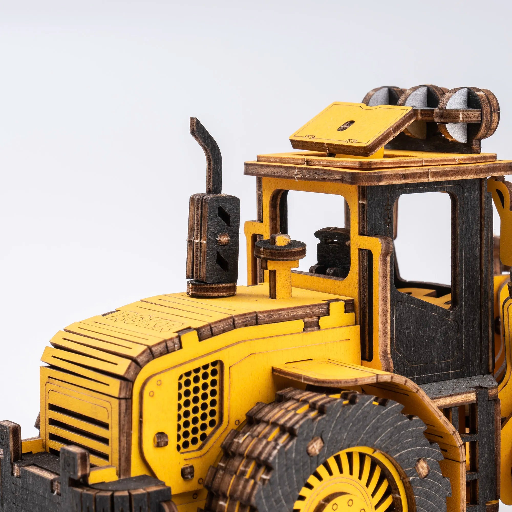 ROKR Bulldozer Engineering Vehicle 3D Wooden Puzzle TG509K