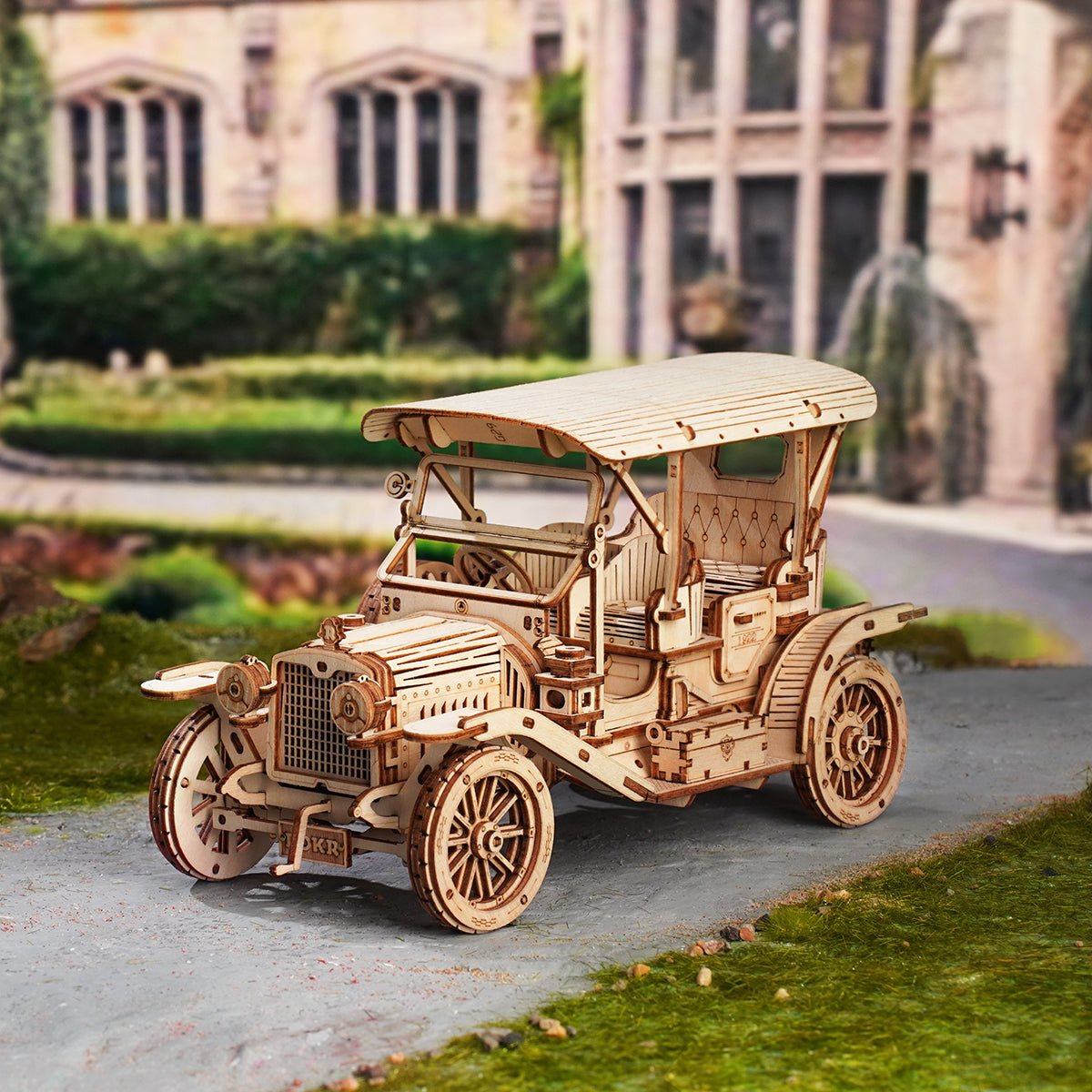 Puzzle 3D en bois ROKR Voiture ancienne MC801 