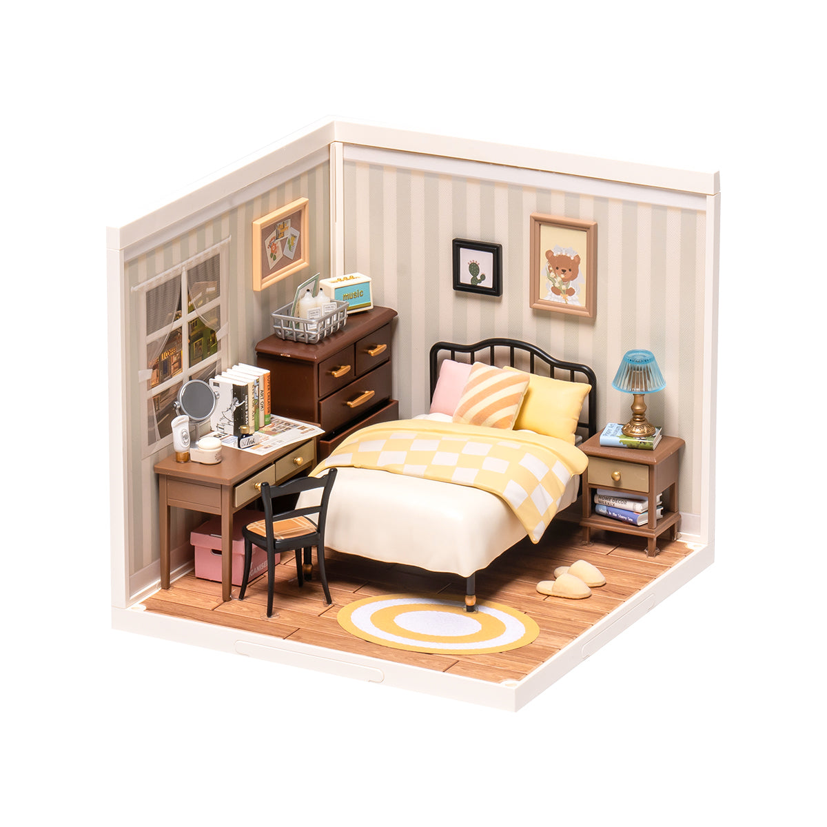 Rolife Sweet Dream Bedroom Maison miniature en plastique à faire soi-même DW009 