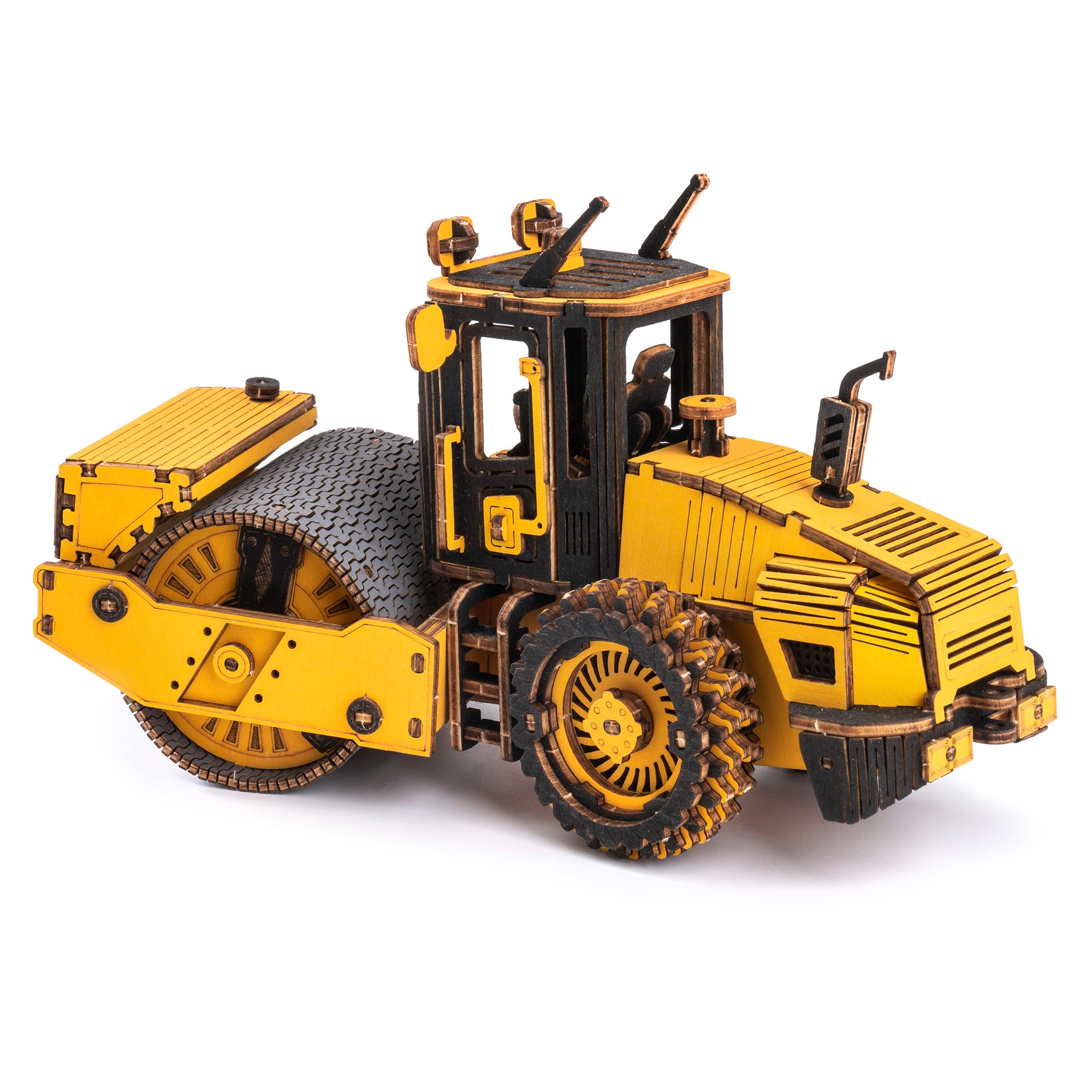 ROKR Road Roller Engineering Vehicle 3D Wooden Puzzle TG701K