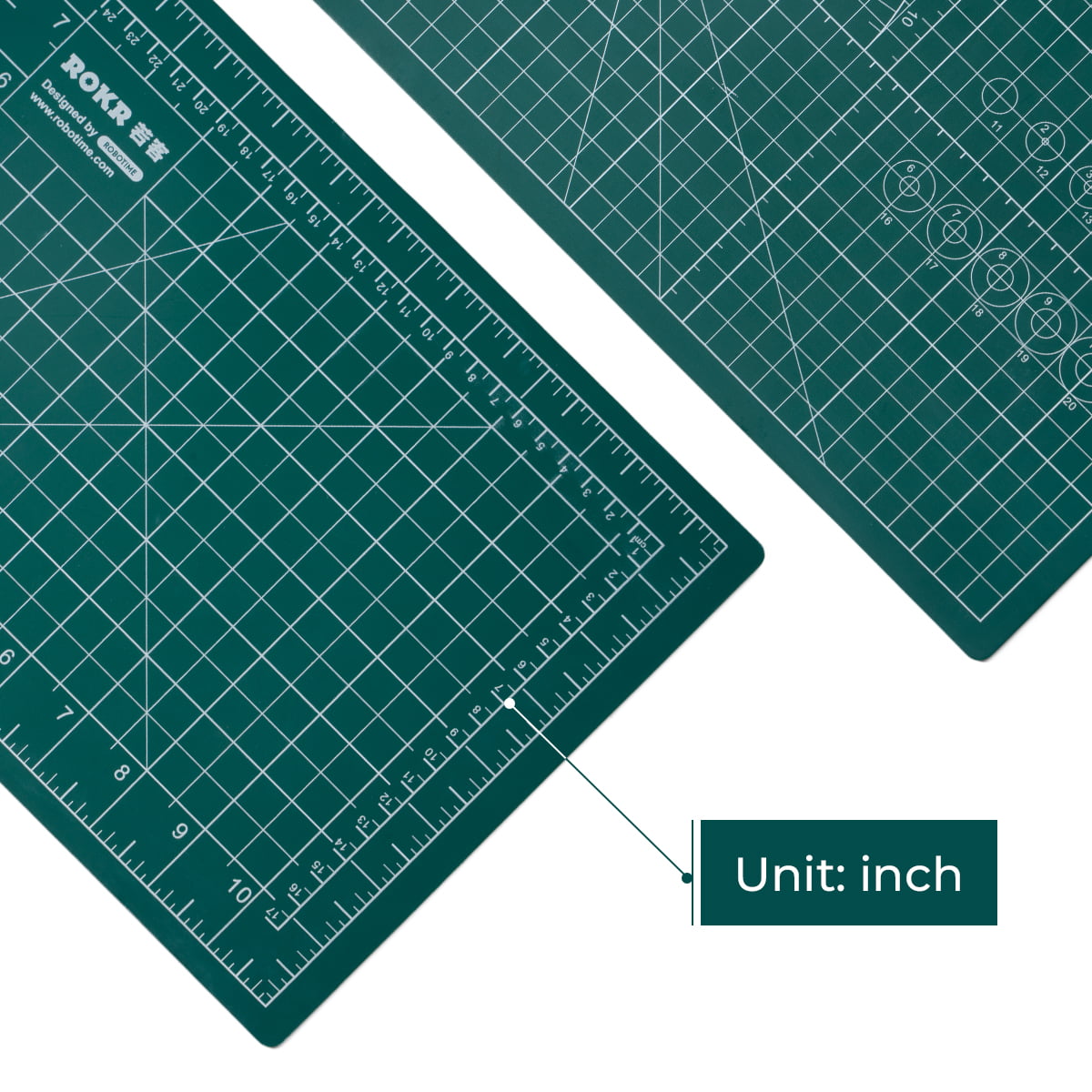 ROKR doppelseitige PVC-Schneidematte 12 x 9 Zoll