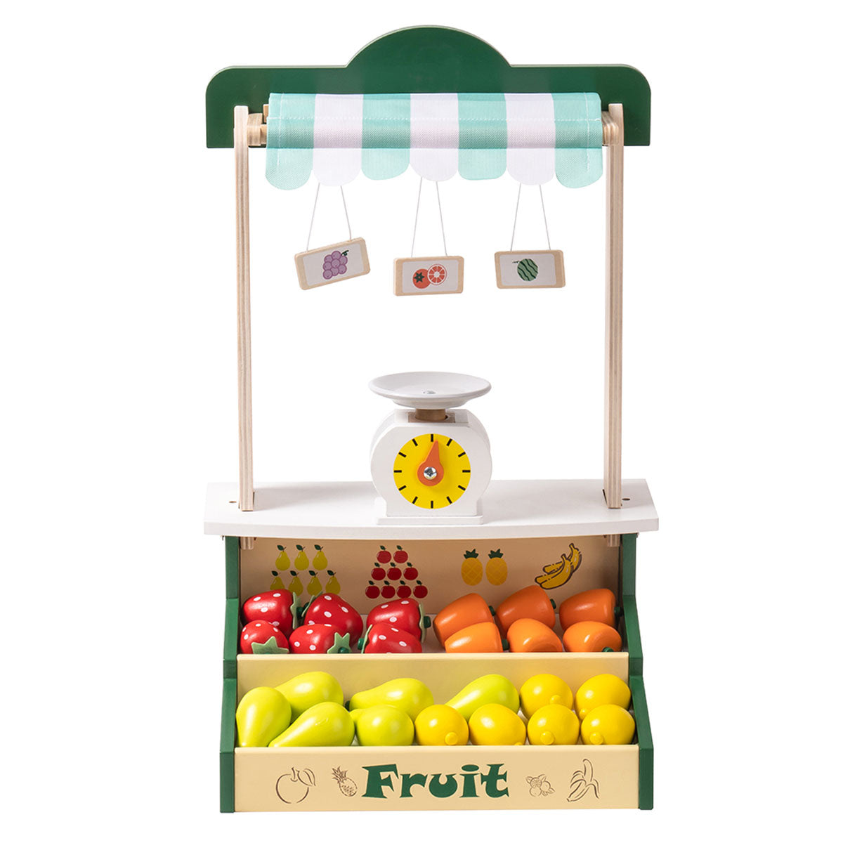 Stand de fruits en bois ROBUD pour marché fermier