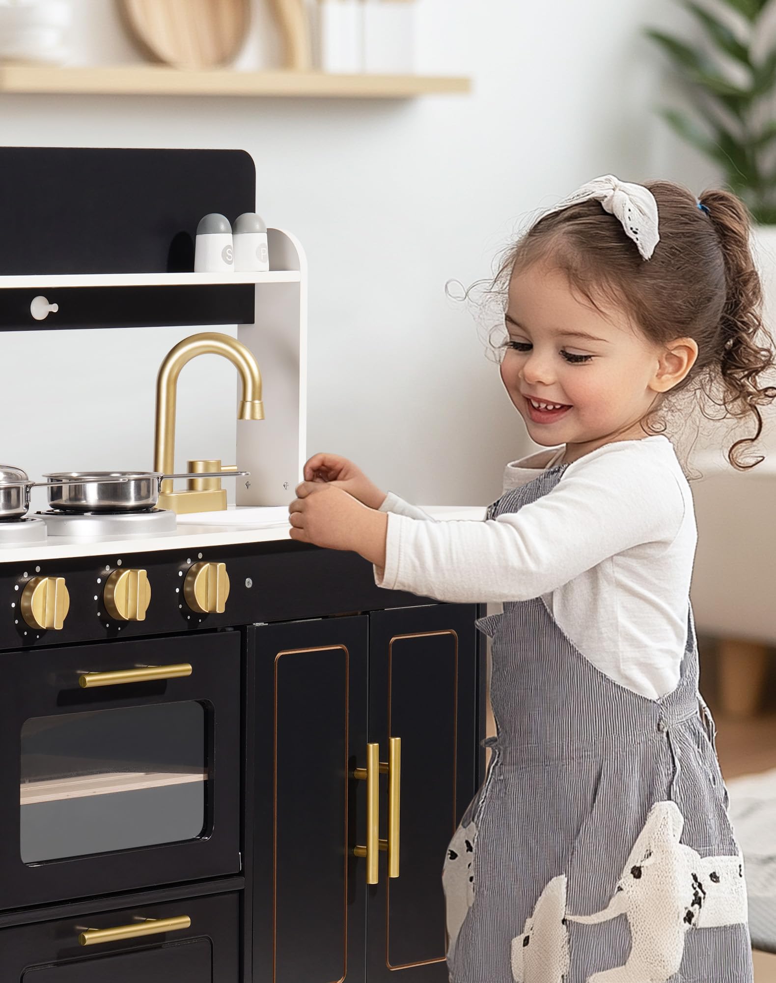 ROBUD Wooden Kitchen Playset - Obsidian