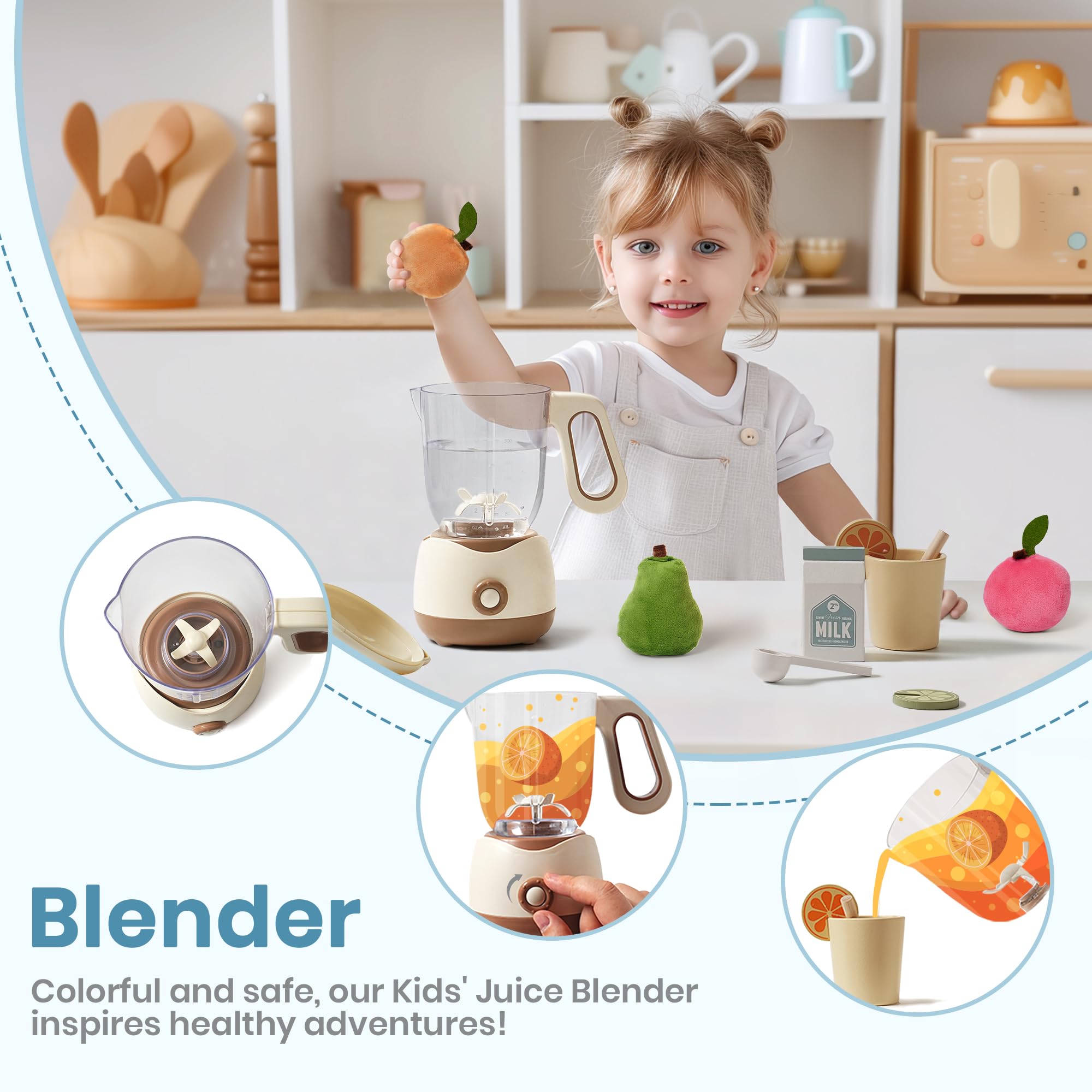 ROBUD Pretend Play Kitchen Appliances 2-Set