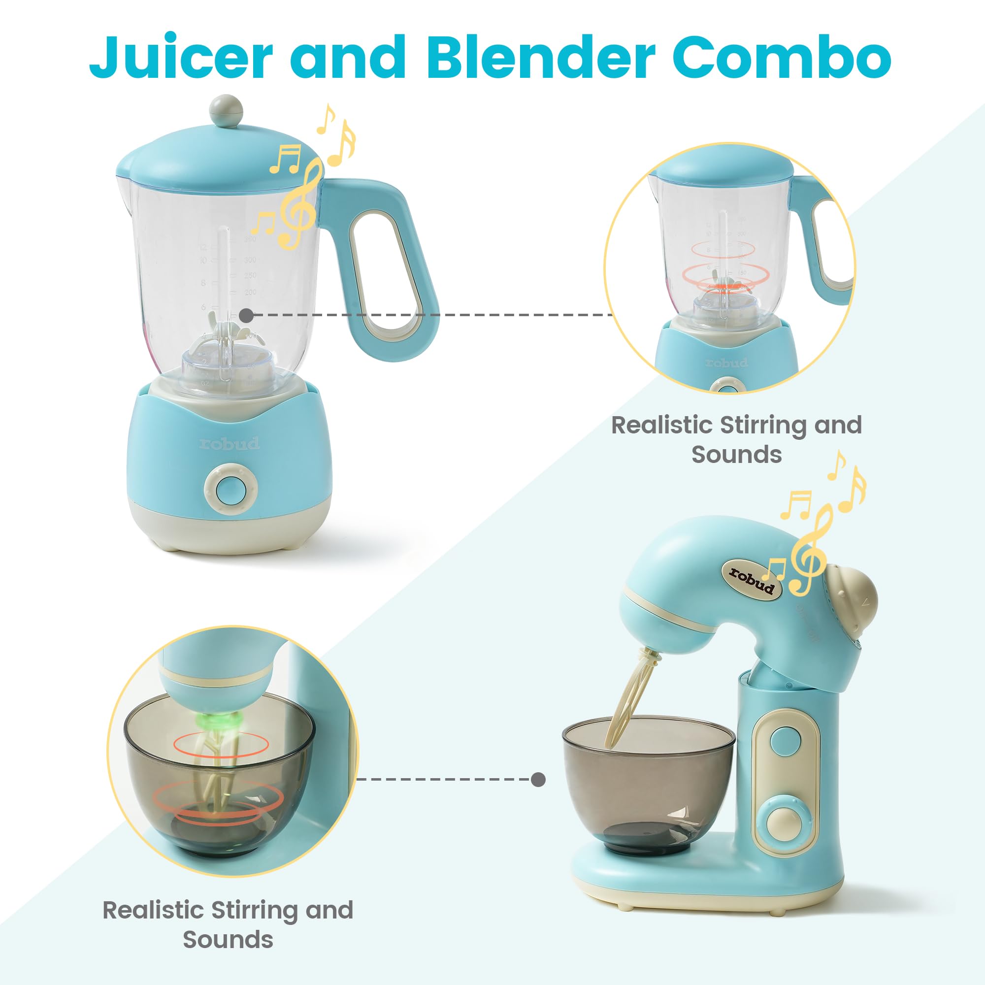 ROBUD Blender and Juicer Toy - Green