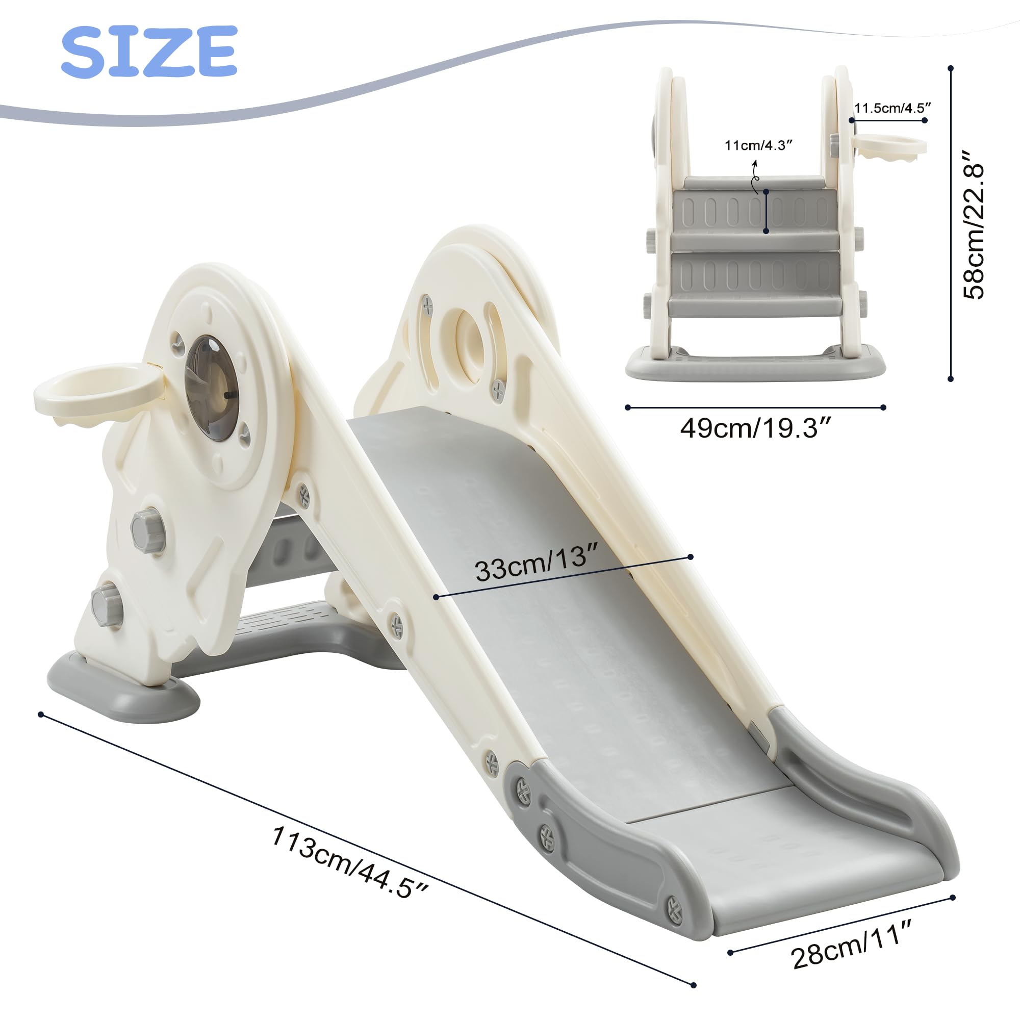 ROBUD Toddler Slide for Indoor & Outdoor