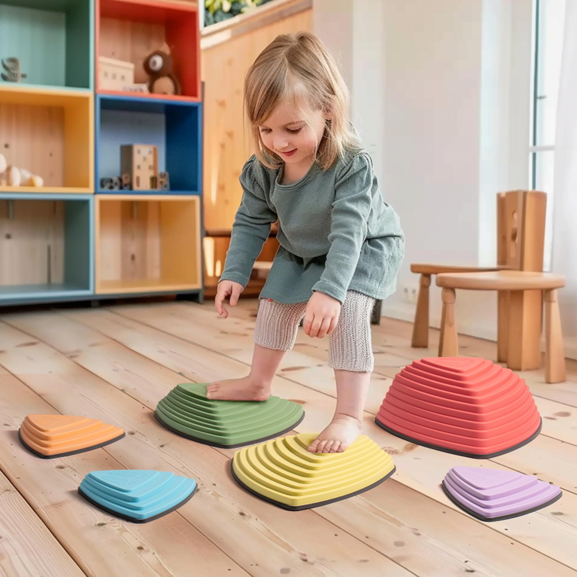 ROBUD Balance Stepping Stones for Kids & Toddlers