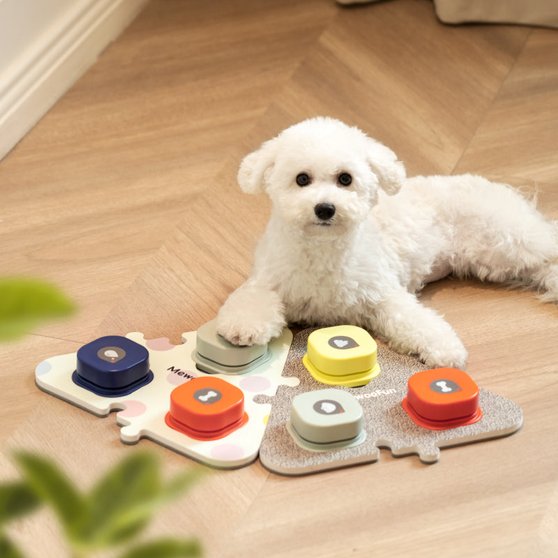 Hunde-Kommunikationsknöpfe 3-in-1 im Puzzle-Stil