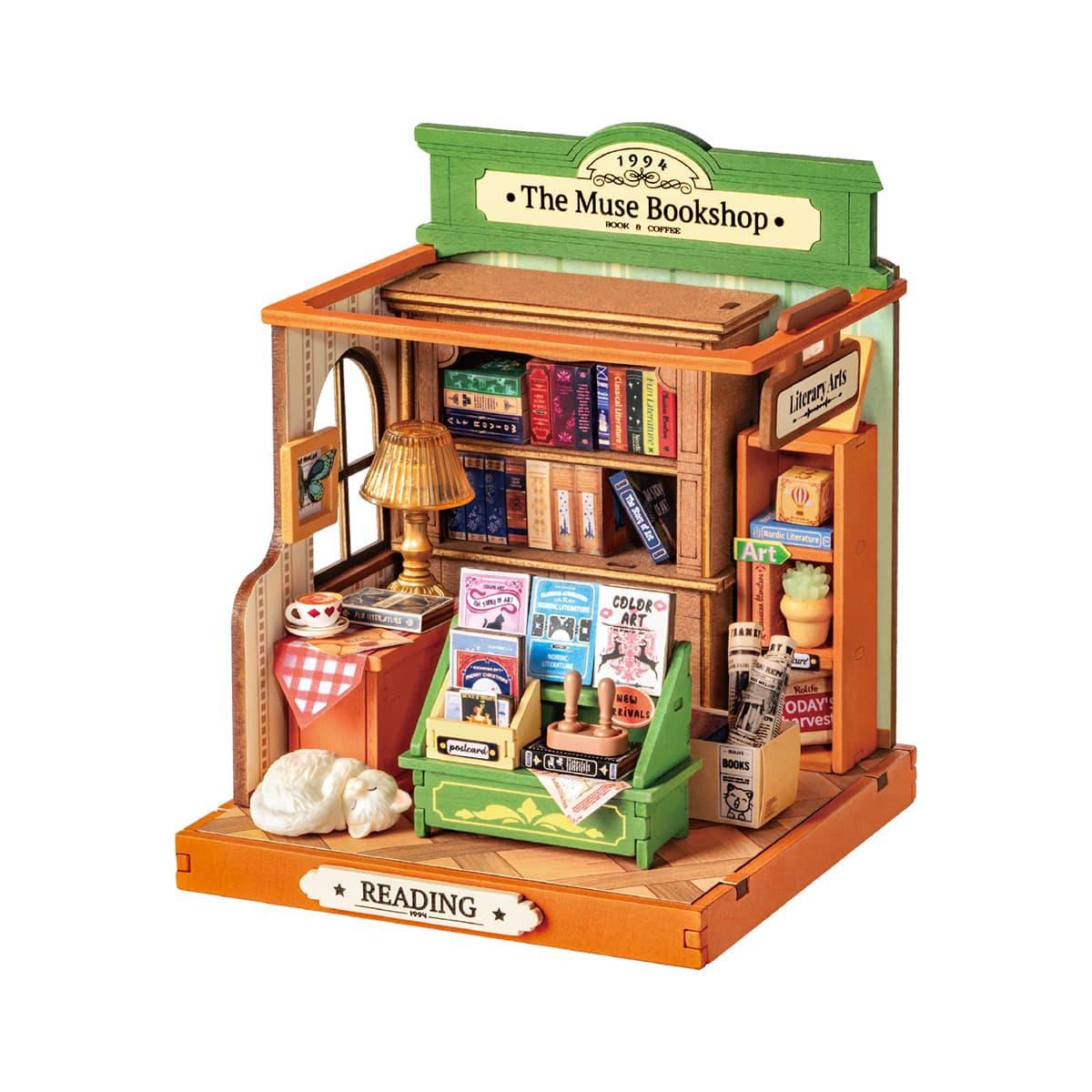 Rolife The Muse Bookshop DIY miniatuurhuis DS040