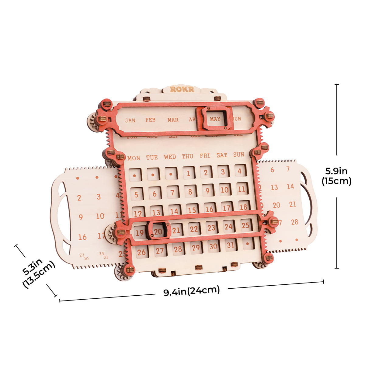 ROKR Penholder Calendar 3D Wooden Puzzle LC501