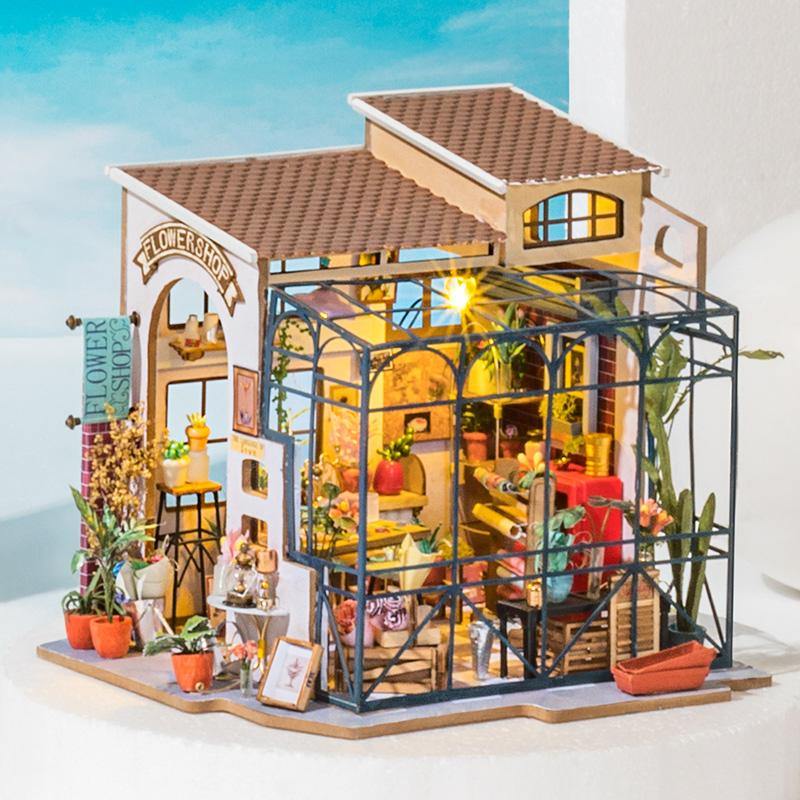 Rolife Emily's Flower Shop Miniature House DG145