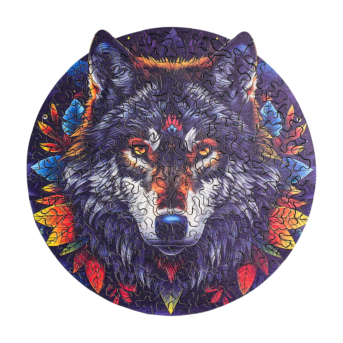 ROBOTIME Wolf in the Jungle Wooden Jigsaw Puzzle