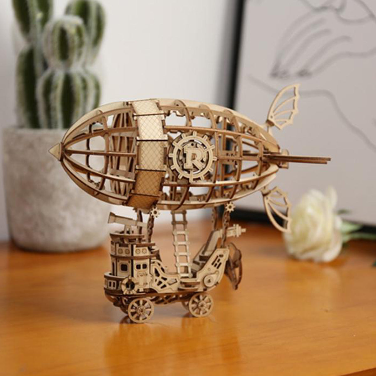 Rolife Airship Model 3D Wooden Puzzle TG407