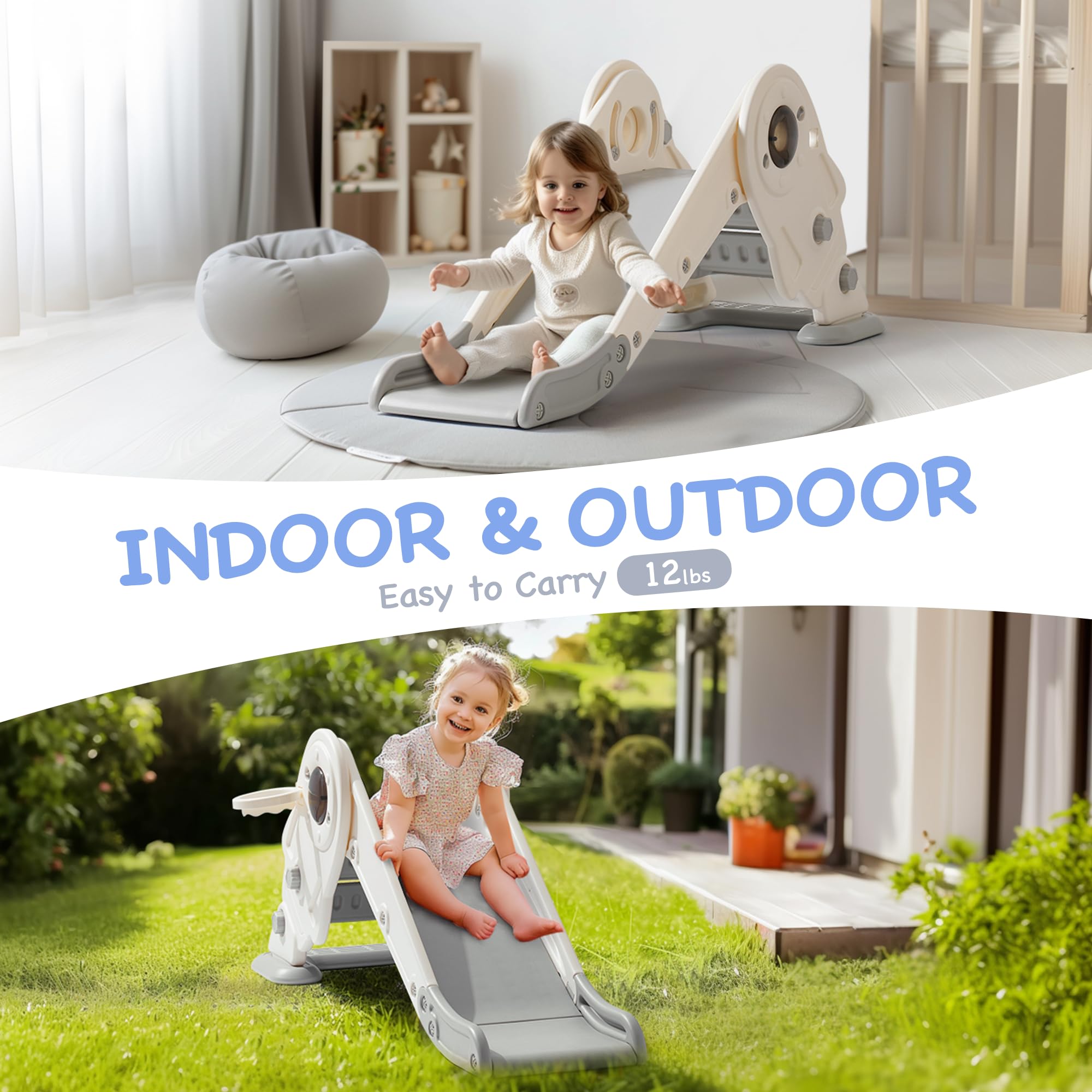 ROBUD Toddler Slide for Indoor & Outdoor