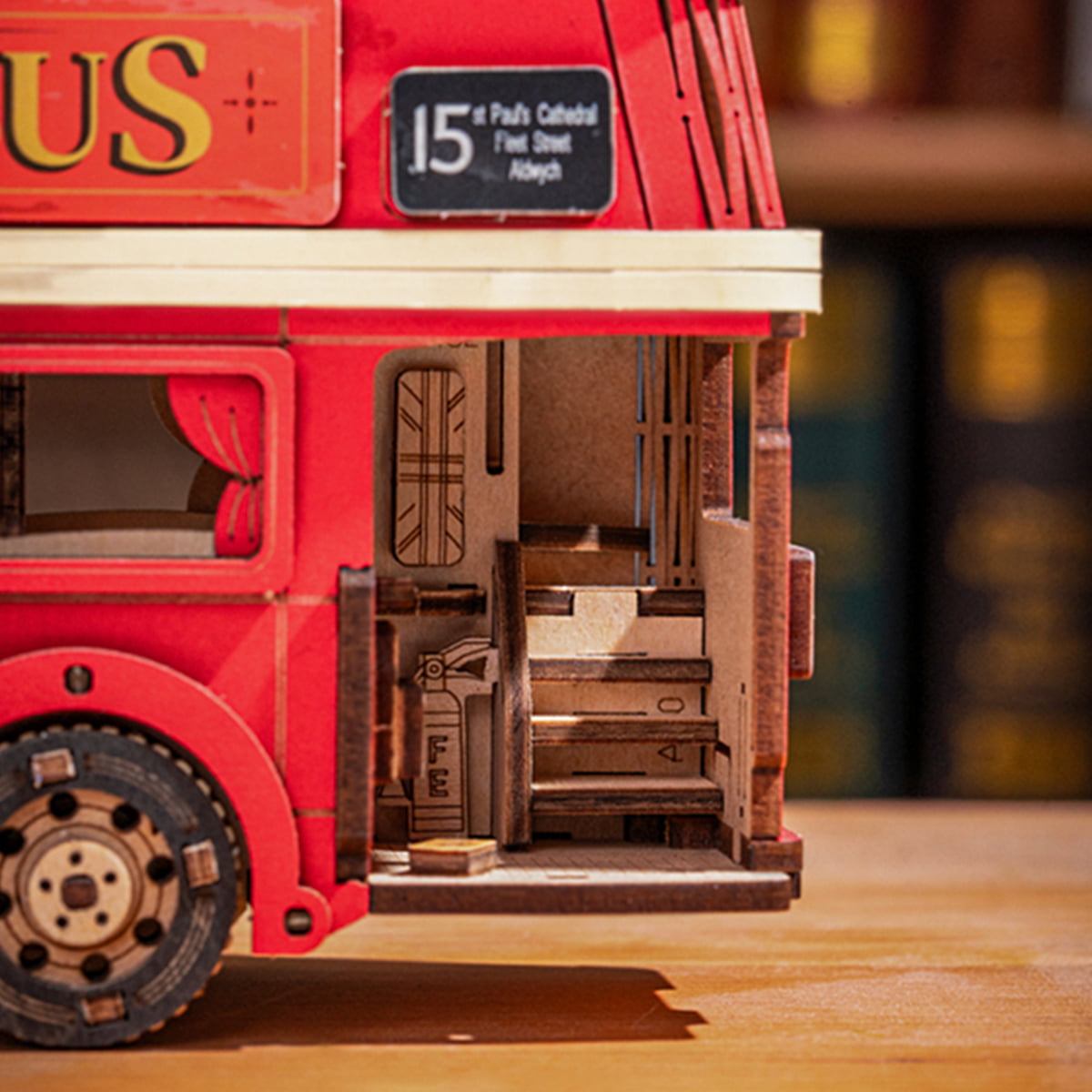 Rolife London Tourbus 3D Houten Puzzel TGM02