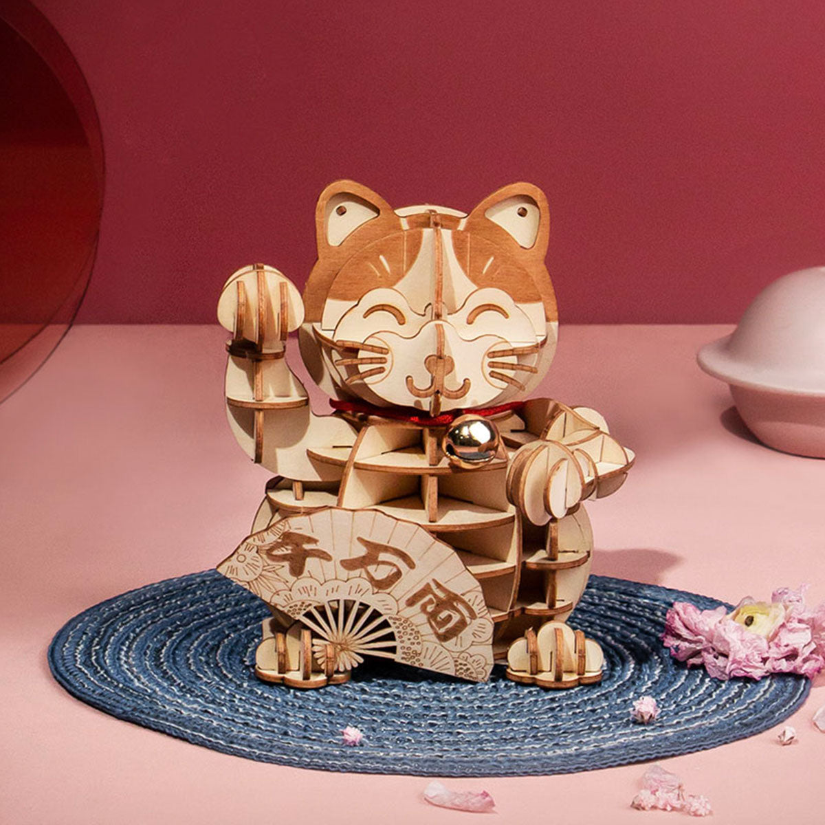 Rolife Plutus Cat Model 3D Wooden Puzzle TG303