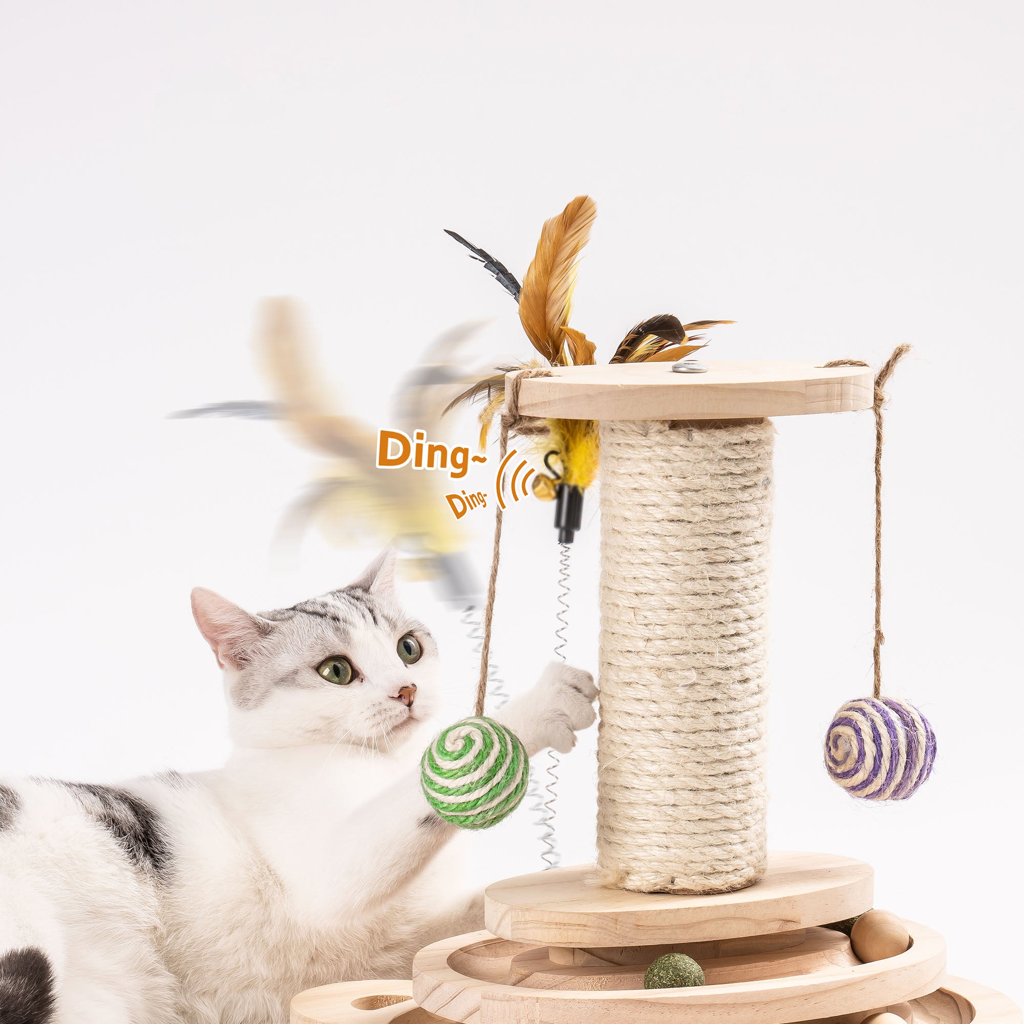 Cat Sisal Scratcher Toy