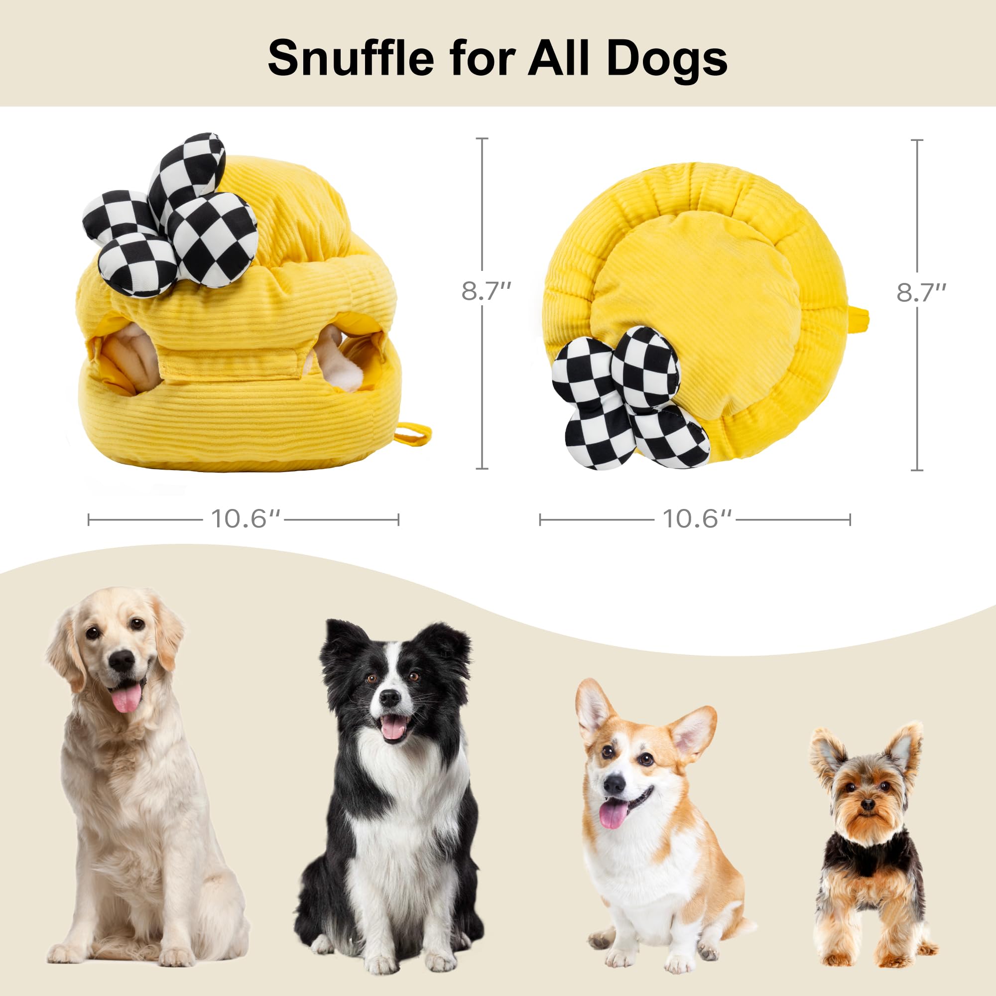 Jouet interactif pour chien Sniffle 