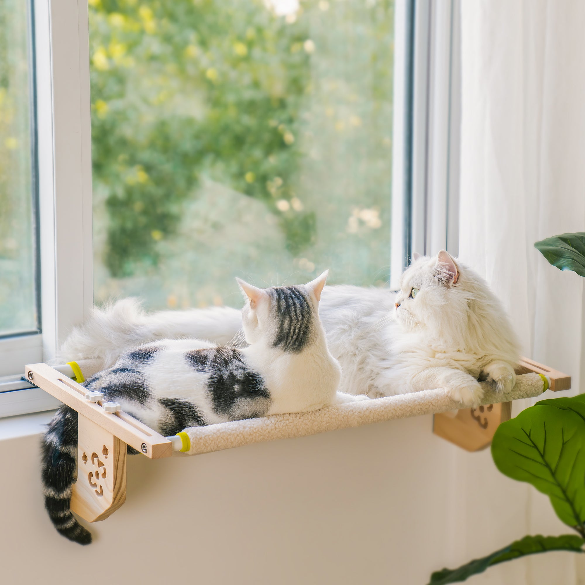 Trackbeugel Verstelbare kattenraamstok