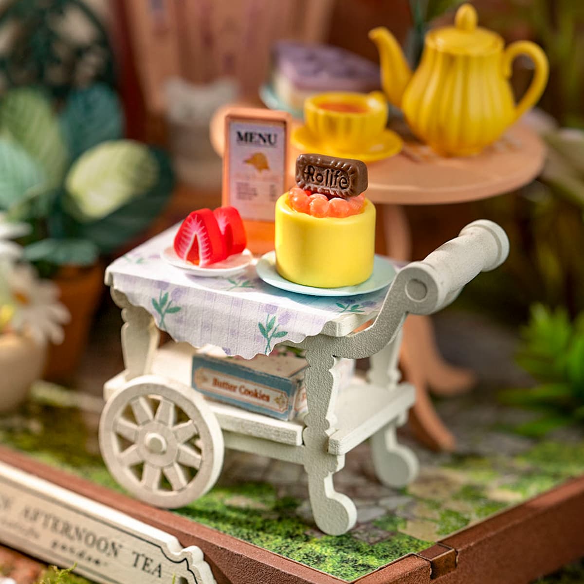 Rolife Fancy Tea Yard DIY Miniature House DS038