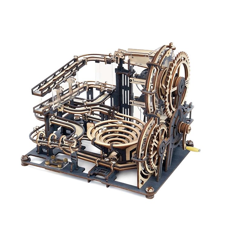 Puzzle en bois 3D Marble Run de ROKR Marble Spaceport LGC01 