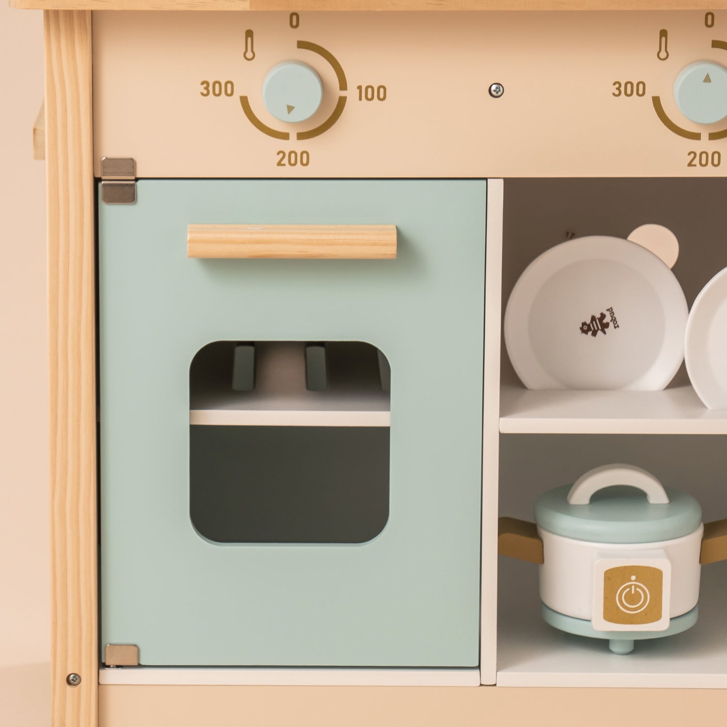 Ensemble de jeu de cuisine en bois ROBUD avec accessoires WCF14