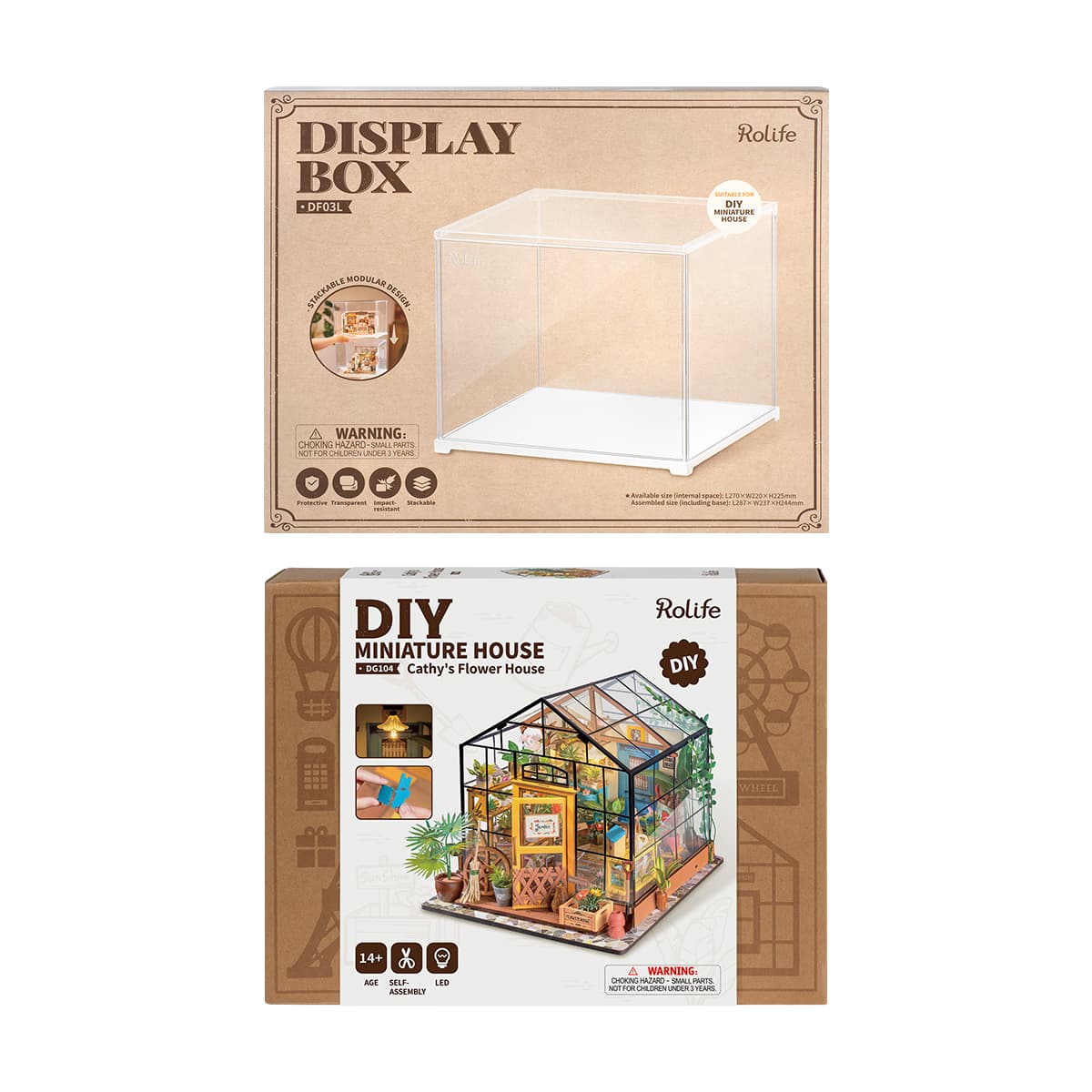 Rolife Cathy's Flower House DG104 met displaybox DF03L