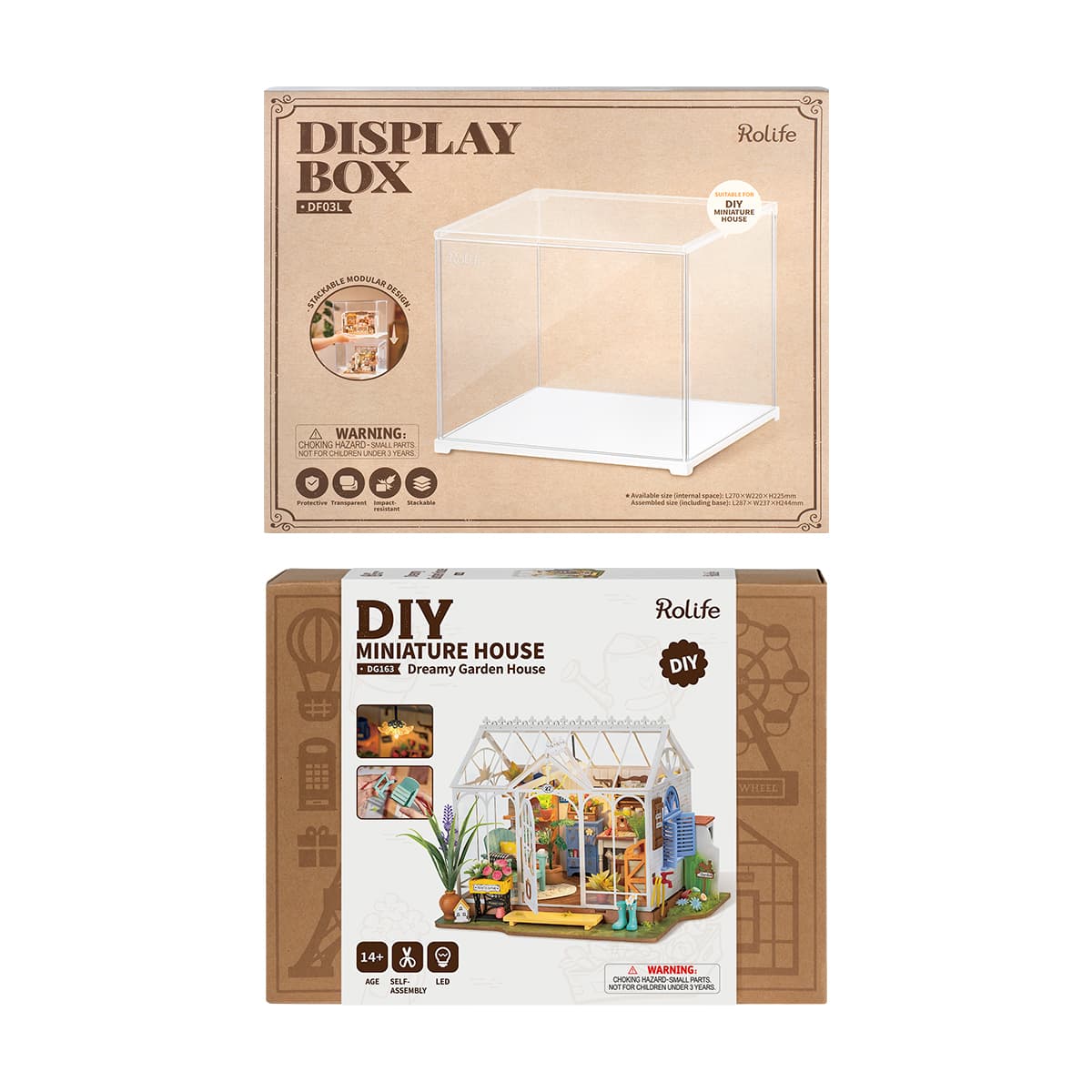 Rolife Dreamy Garden House DG163 with Display Box DF03L