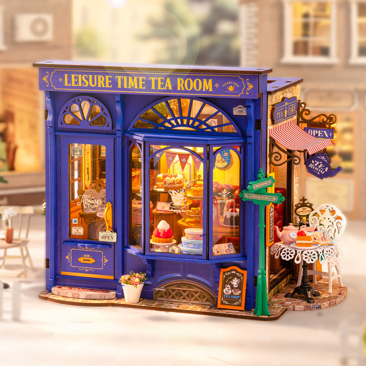 Rolife Leisure Time Tea Room DIY Miniatuurhuis DG171