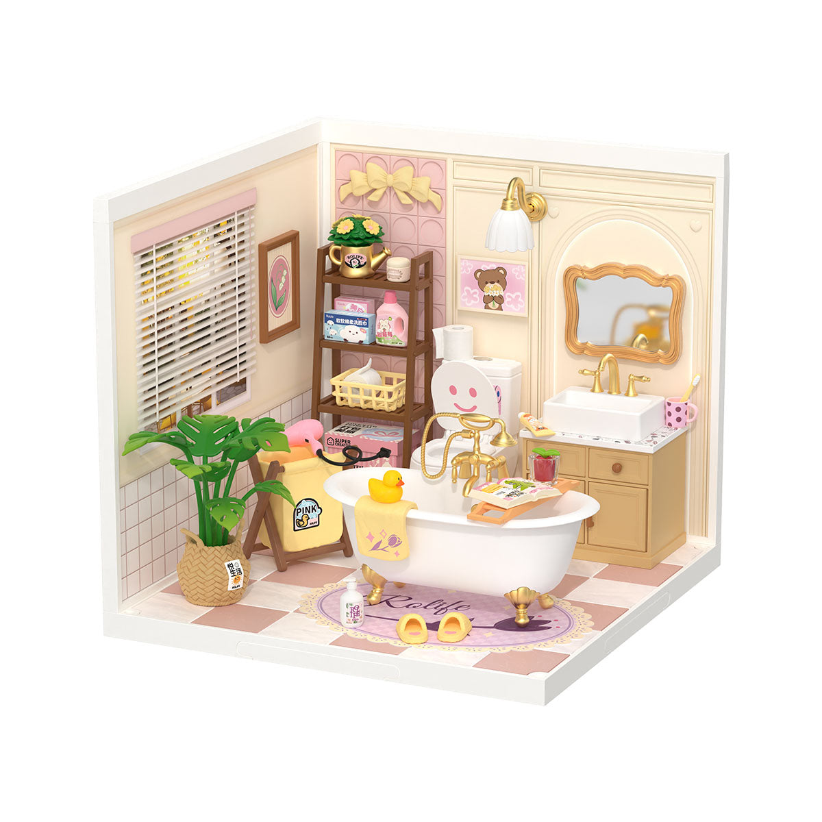 Rolife Pop Bubble Badezimmer DIY Miniaturhaus DW014 