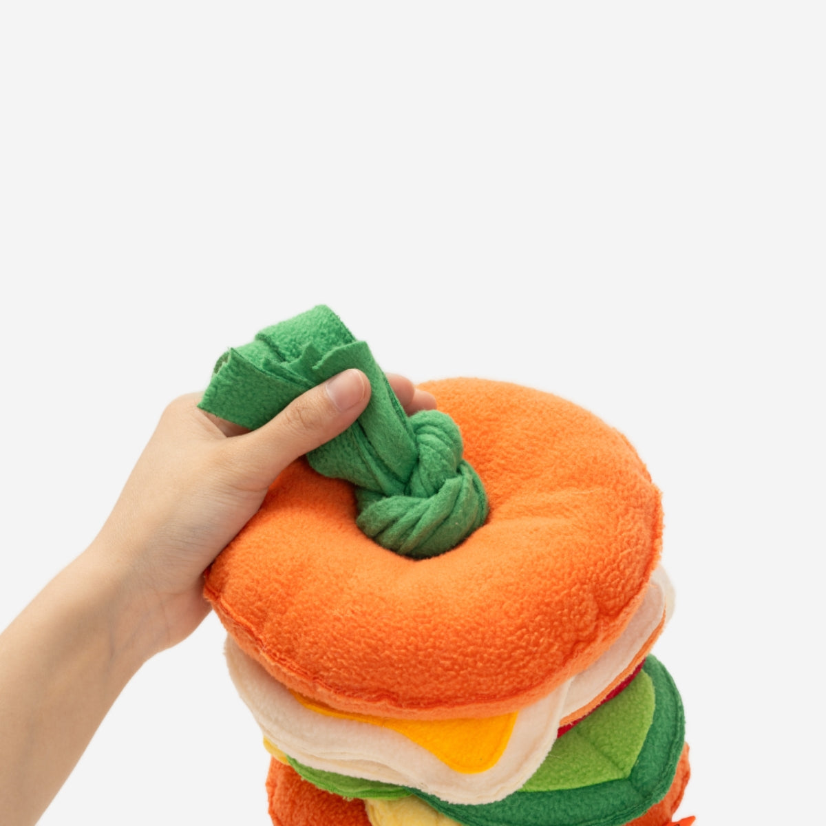 Hamburger Dog & Cat Snuffle Toy