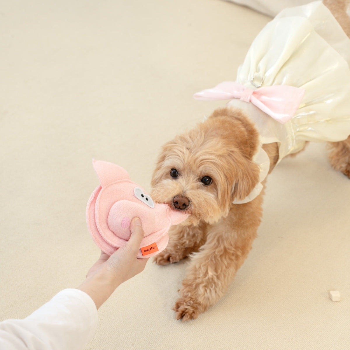 Pink Piggy Dog & Cat Snuffle Toy