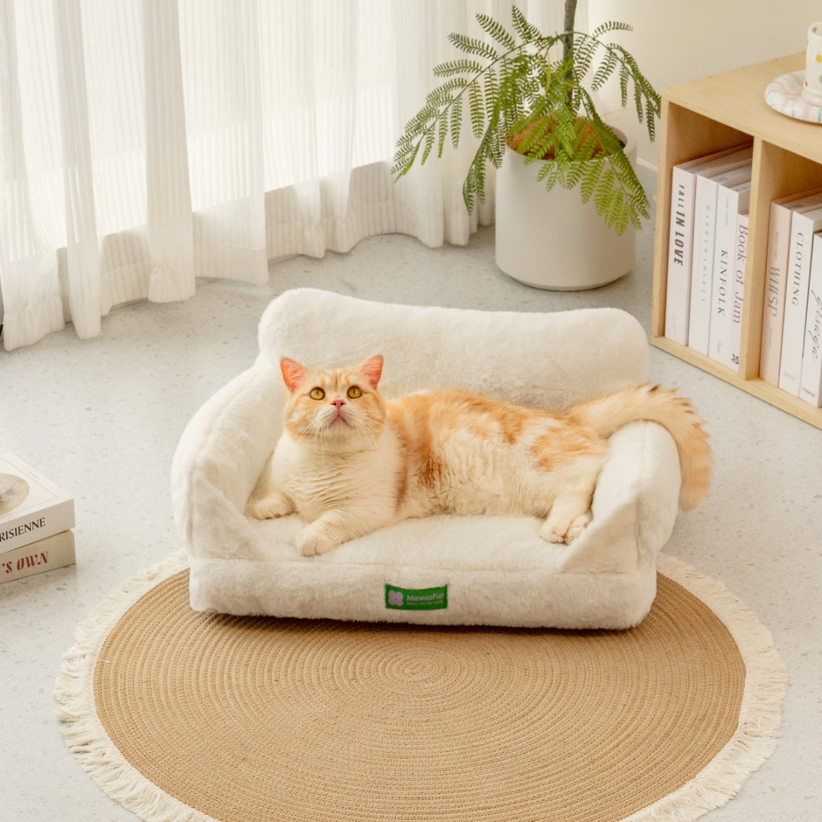 Macaron Fluffy Cat & Dog Sofa