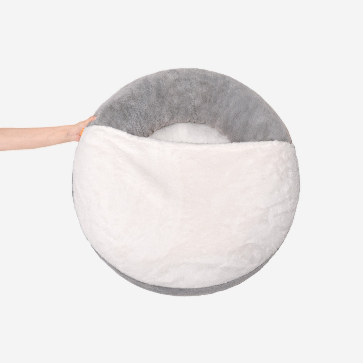 Donut Pet Bed with Hooded Blanket