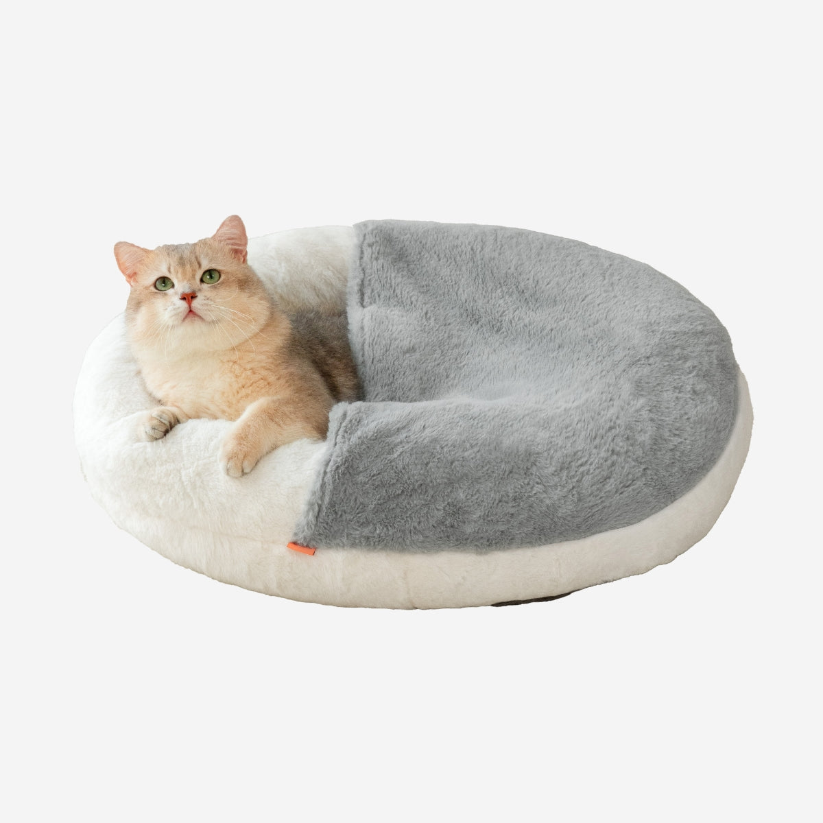 Donut Pet Bed with Hooded Blanket