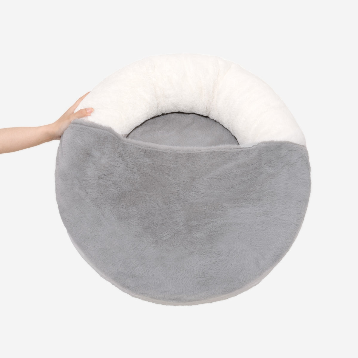 Donut Pet Bed with Hooded Blanket