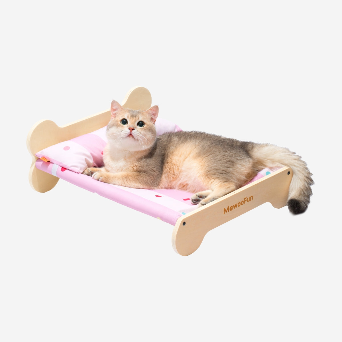 Bone Cooling Wooden Cat & Dog Bed