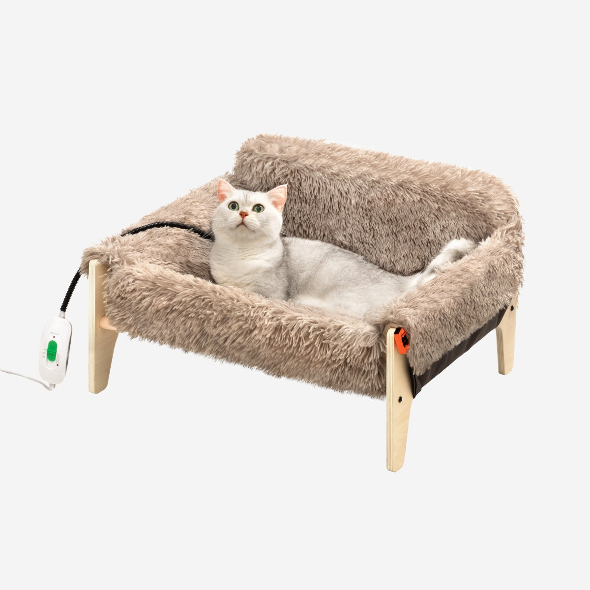 Heated Calming Cat & Dog Bed