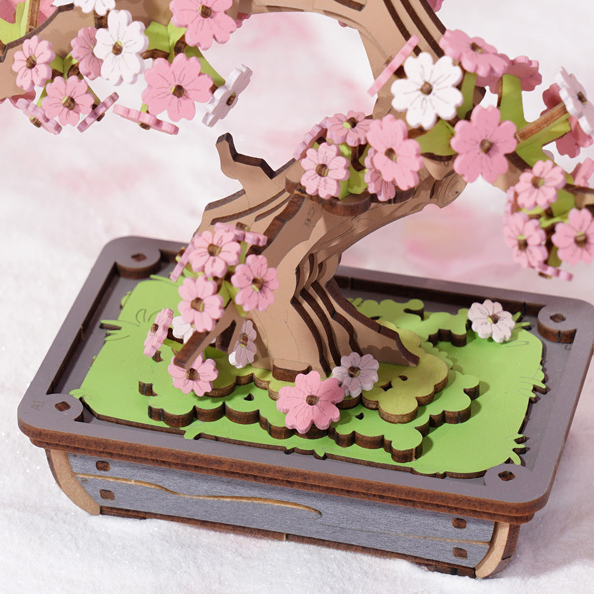 Rolife Sakura Bonsai DIY Wooden 3D Puzzle TG415