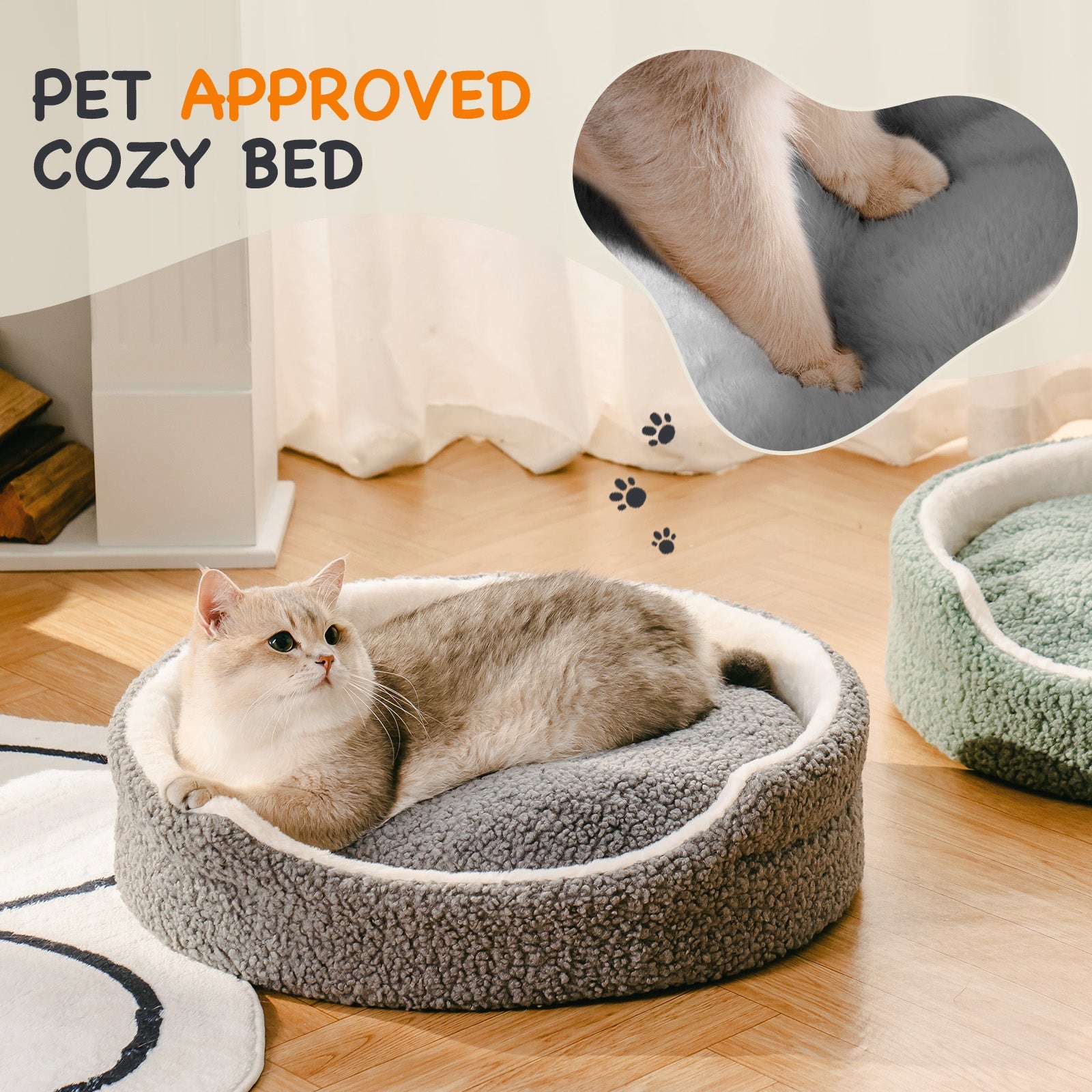 Round Cat & Dog Bed