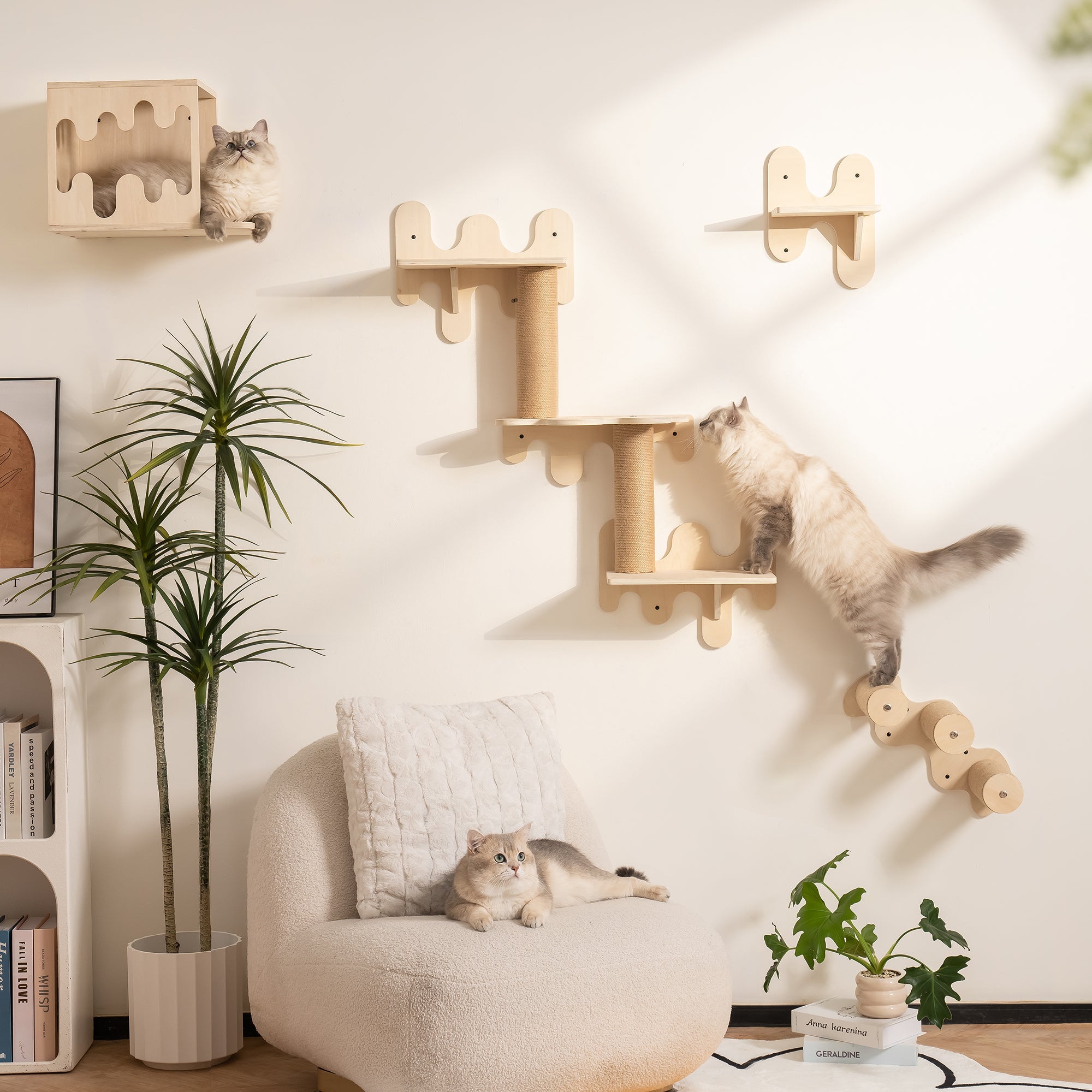 Ice Cream Wall-Mounted Cat Shelves