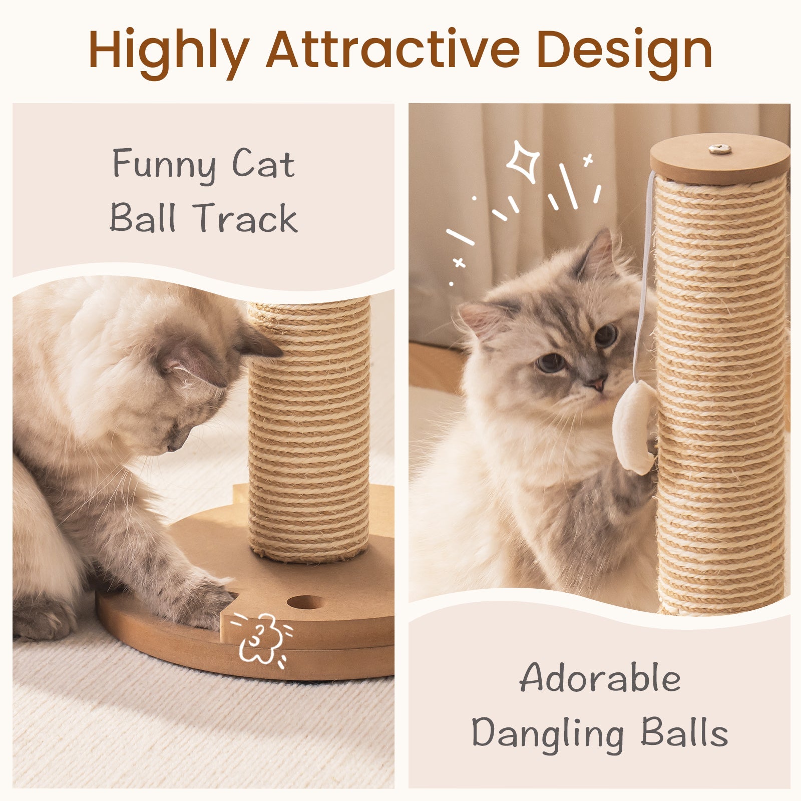 Orbital Ball Cat Scratching Post