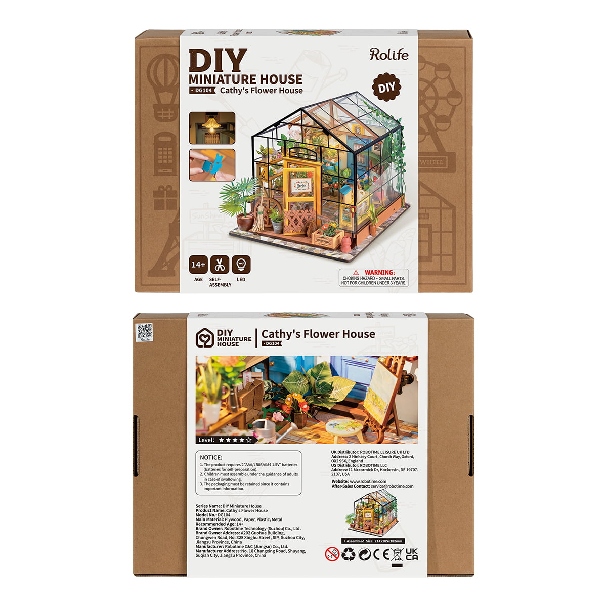 Rolife Cathys Blumenhaus DIY Miniaturhaus DG104 