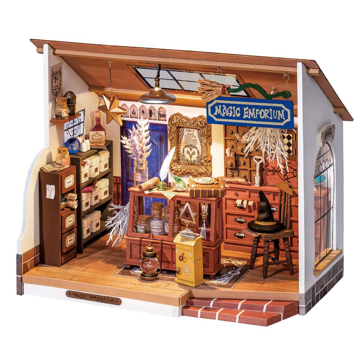 Kit de maison miniature à monter soi-même Rolife Kiki's Magic Emporium DG155 