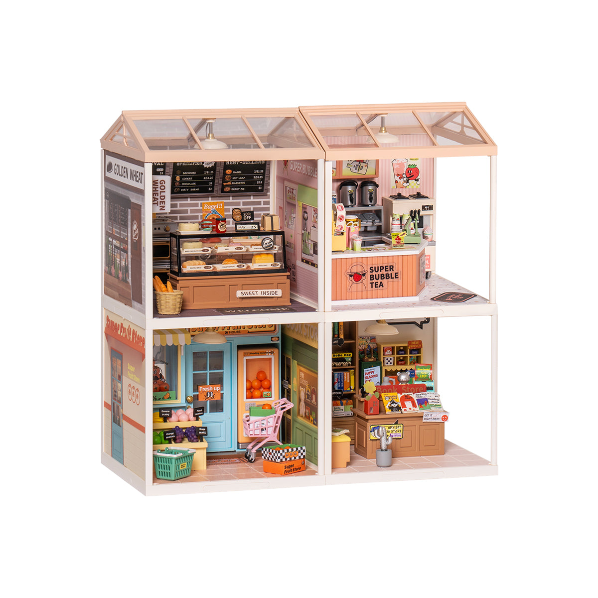 Rolife Super Creator Plastic DIY miniatuurhuis