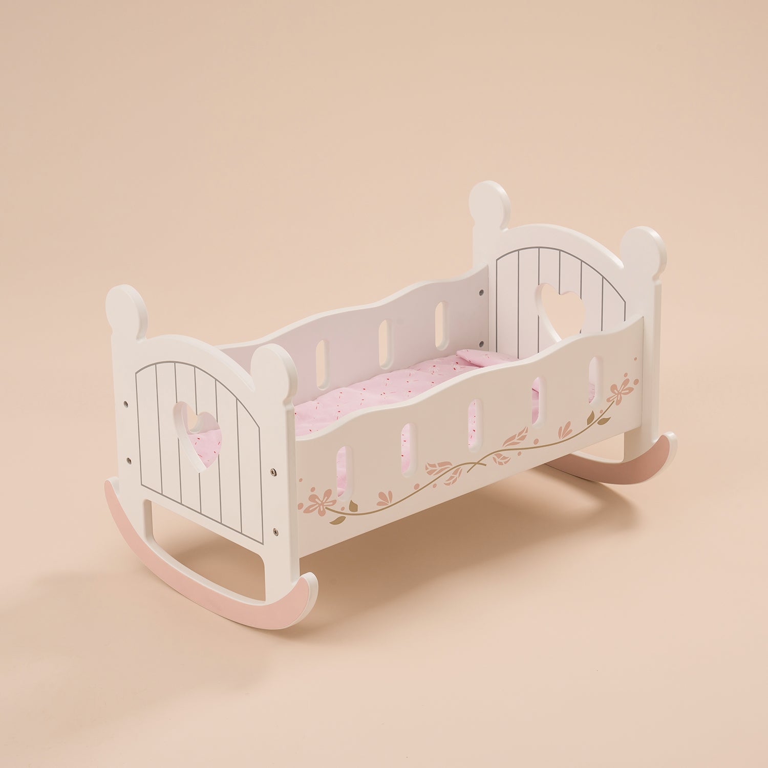 [Only Ship To U.S.] ROBUD Houten babypoppenwieg 18 inch WRP01